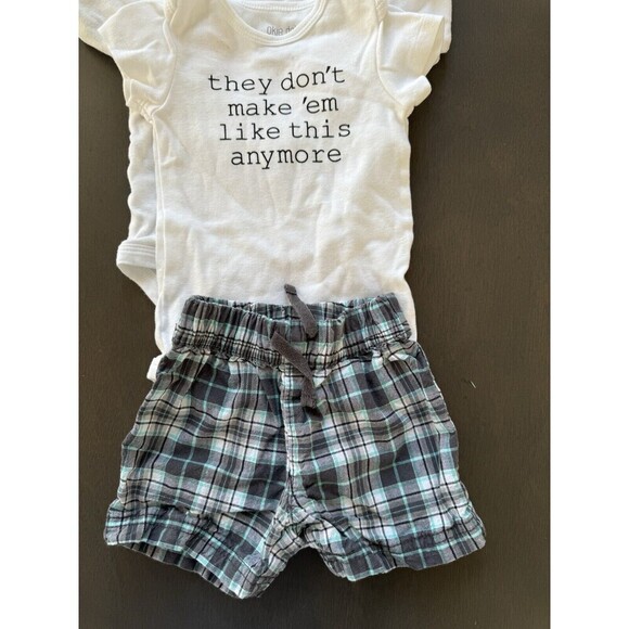 baby boy infant 6M romper jogger chino pants shorts bundle clothes carter's - Picture 7 of 10